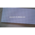 hole board perforated mdf wood wall board/melamine and raw hardboard peg board